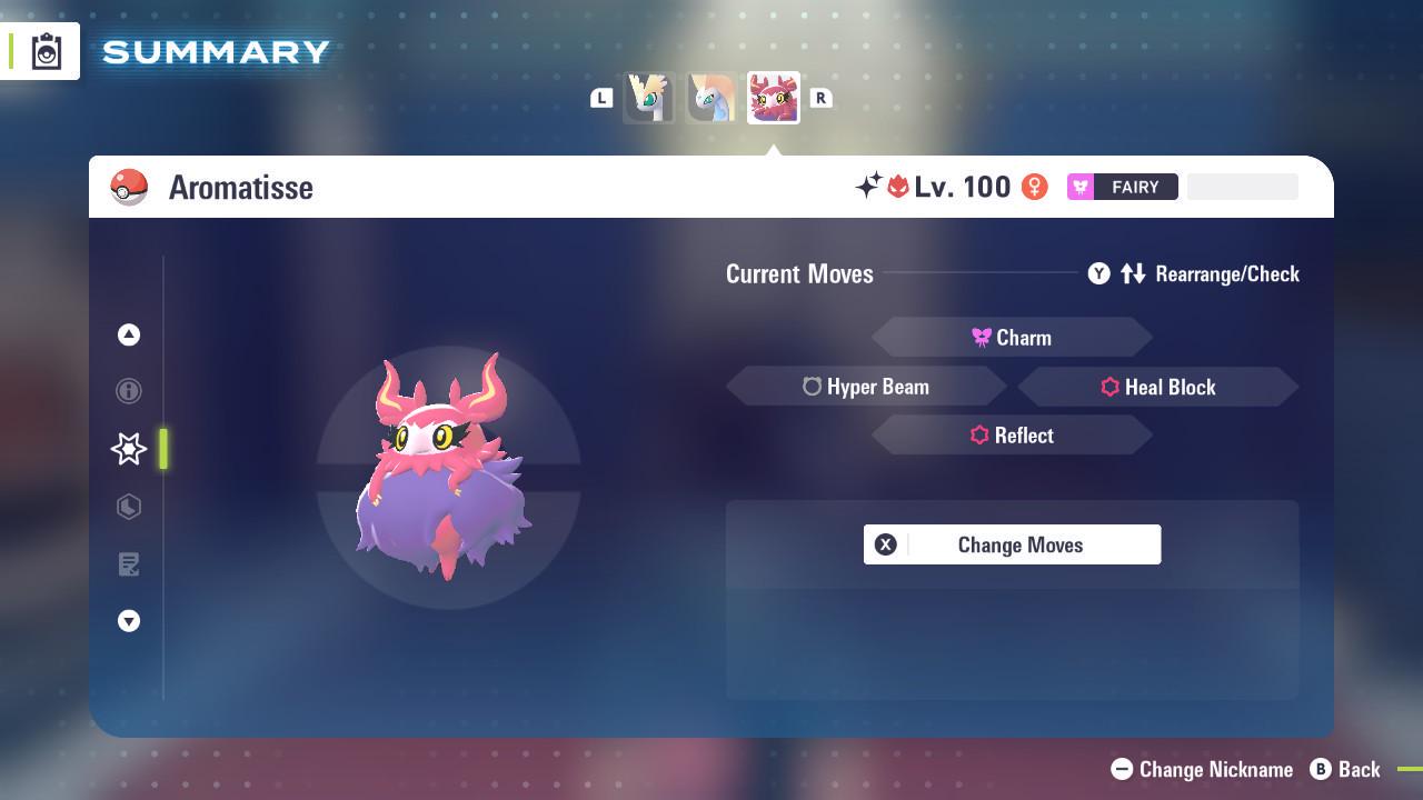 Shiny Alpha Aromatisse Pokémon Legends ZA 6IV Competitive Battle Ready Pokémon card photo 4