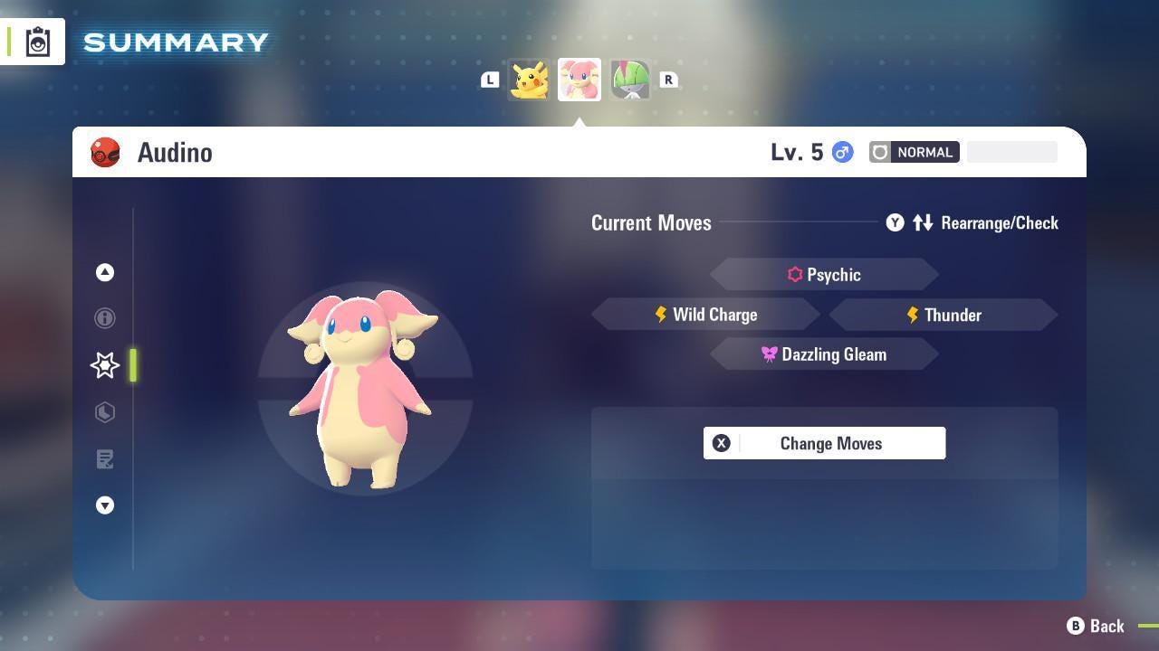 Pokemon ZA Non Shiny 6IV Event AUDINO PokeCenter 251101 Center Birthday 6IV Competitive Battle Ready Pokémon card photo 3