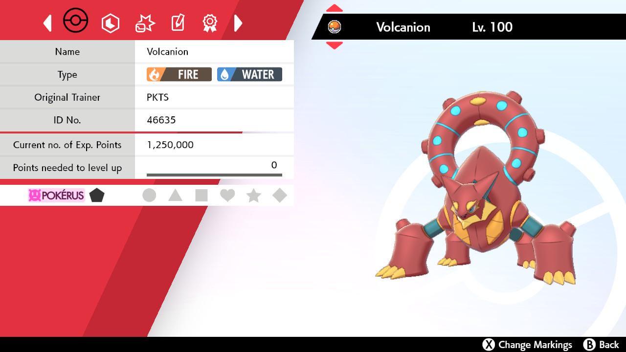 Non Shiny VOLCANION Pokemon Sword Shield 6IV Competitive Battle Ready – Sword & Shield Pokémon card photo
