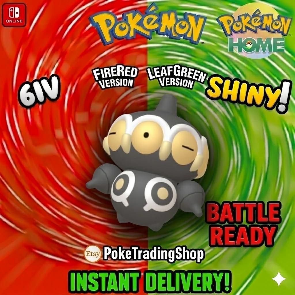 Foto de la carta Pokémon CLAYDOL VARIOCROMÁTICO Pokémon Rojo Fuego Verde Hoja 6IV Listo para el Combate Competitivo