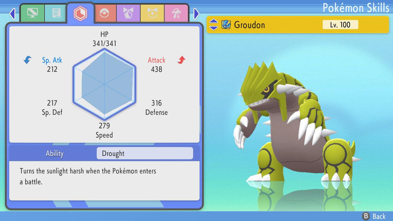 SHINY 6IV GROUDON Pokemon Brilliant Diamond Shining Pearl 6IV Competitive Battle Ready Pokémon card photo 3