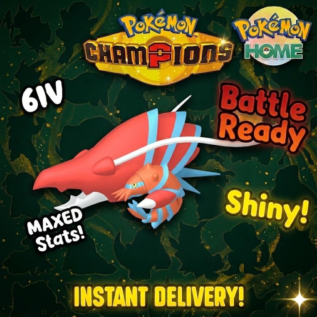 Shiny Clauncher Pokémon Champions 6IV Competitive Battle Ready – Champions Pokémon card photo