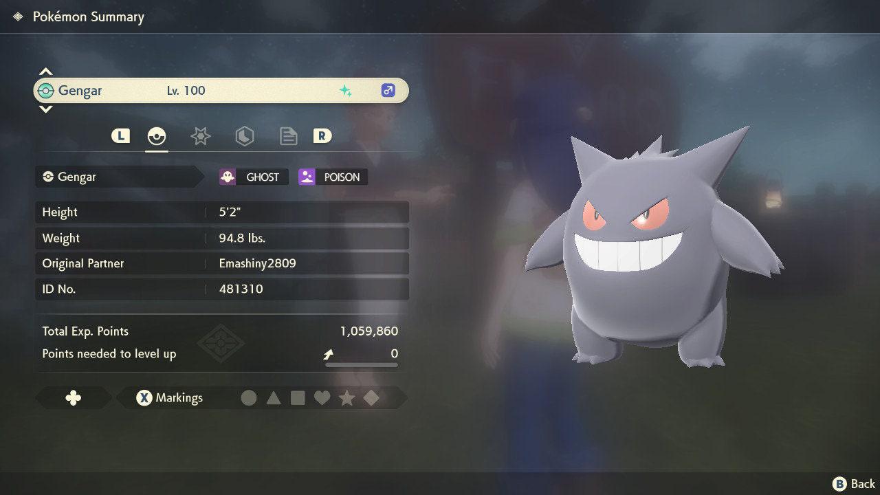 Shiny GENGAR Pokemon Legends Arceus 6IV Competitive Battle Ready Pokémon card photo 4