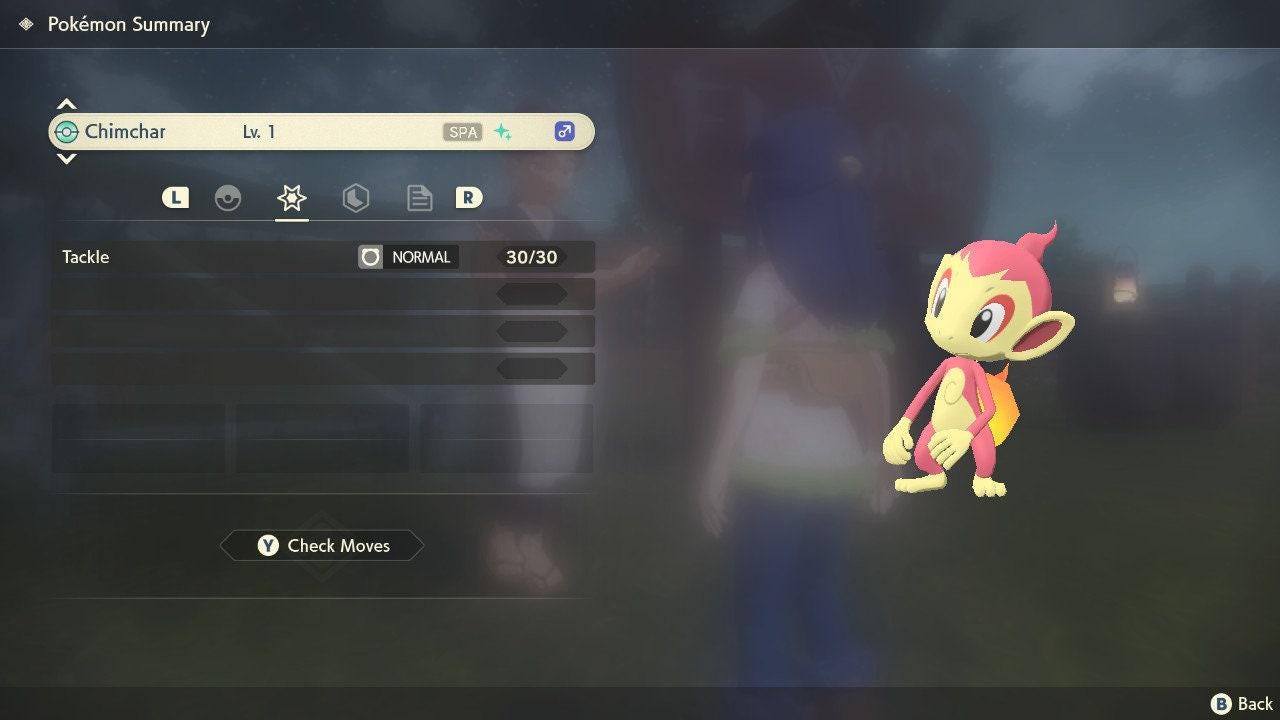 Shiny CHIMCHAR Pokemon Legends Arceus 6IV Competitive Battle Ready – Legends Arceus Pokémon card photo