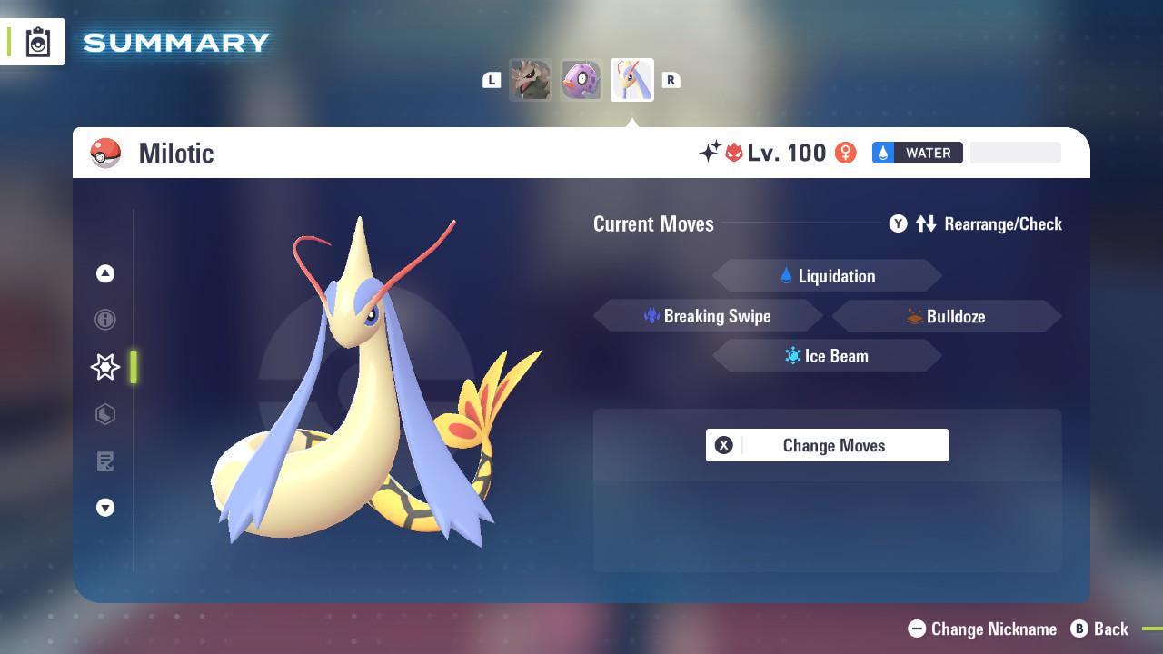 Alpha Milotic Shiny 6IV Pokemon Legends ZA Mega Dimension DLC Pokemon Legends Za Mega Dimension DLC 6IV Competitive Battle Ready Pokémon card photo 4