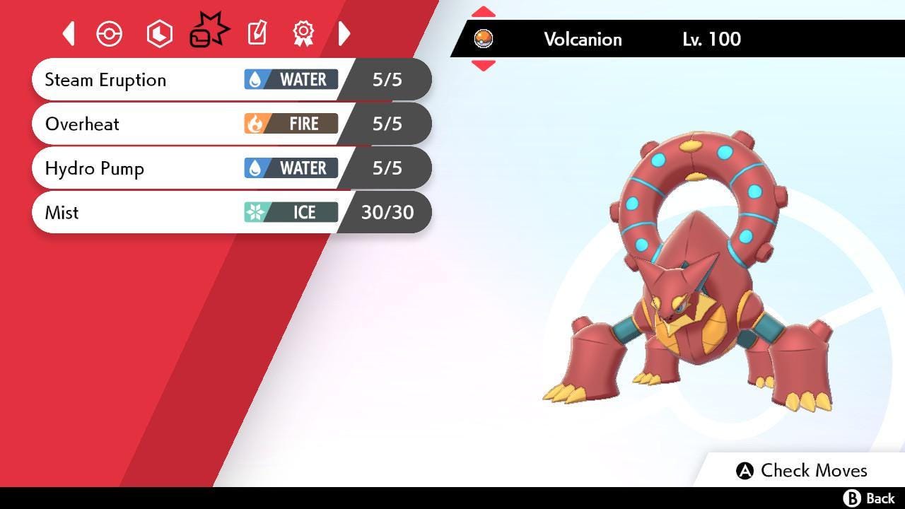 Non Shiny VOLCANION Pokemon Sword Shield 6IV Competitive Battle Ready Pokémon card photo 3