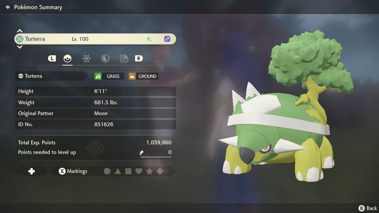 Shiny TORTERRA Pokemon Legends Arceus 6IV Competitive Battle Ready Pokémon card photo 3