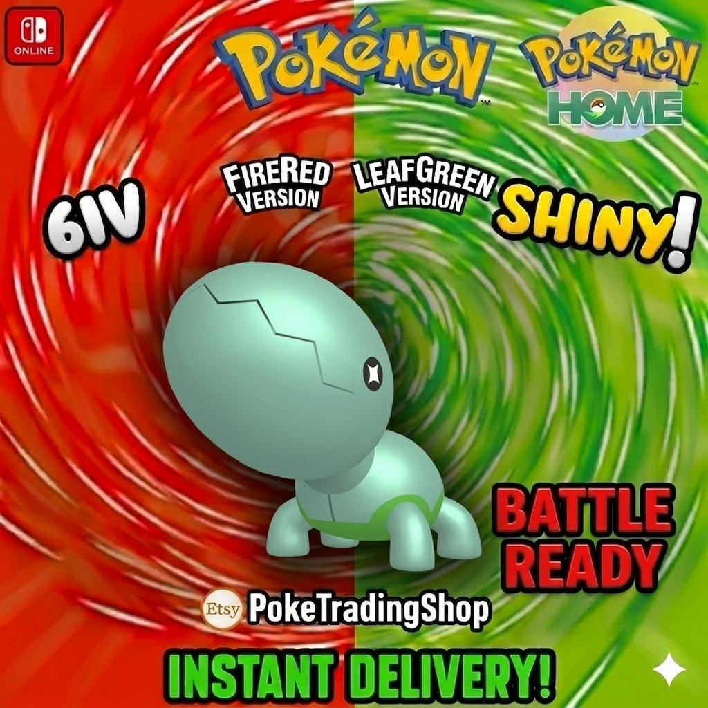 SHINY TRAPINCH Pokémon FireRed LeafGreen 6IV Competitive Battle Ready Pokémon card photo
