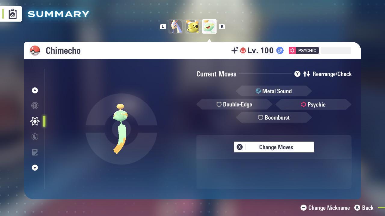 Shiny Alpha Chimecho Pokemon Legends Za Mega Dimension DLC 6IV Competitive Battle Ready Pokémon card photo 4