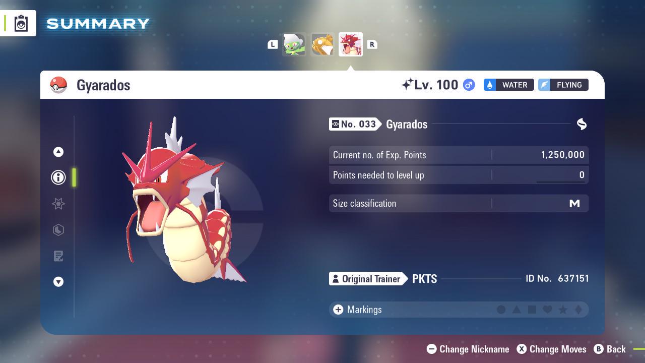 Фото покемона Сияющий ГЯРАДОС Pokémon Legends ZA, 6IV, готов к соревновательным боям 3