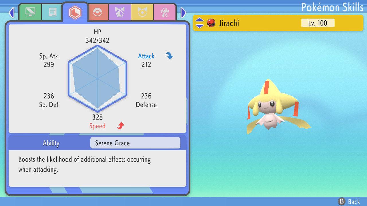 Фото покемона Shiny Jirachi Pokemon Brilliant Diamond Shining Pearl 6IV Готов к соревновательным битвам 3