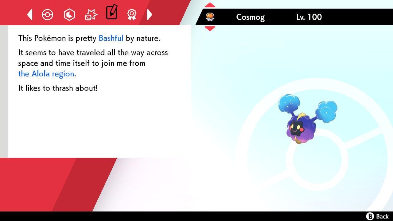 Shiny COSMOG Pokemon Sword Shield 6IV Competitive Battle Ready Pokémon card photo 4