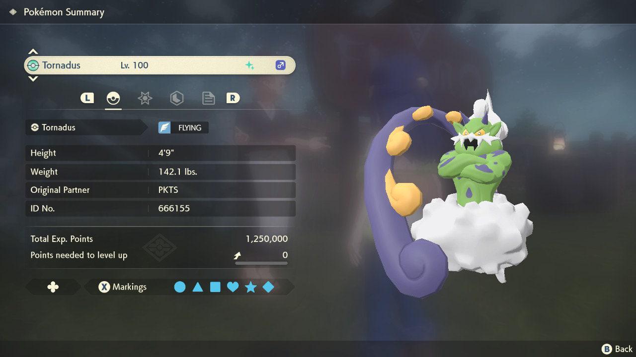 Shiny TORNADUS Pokemon Legends Arceus 6IV Competitive Battle Ready Pokémon card photo 2