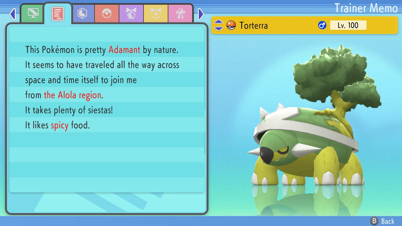 SHINY 6IV TORTERRA Pokemon Brilliant Diamond Shining Pearl 6IV Competitive Battle Ready Pokémon card photo 2