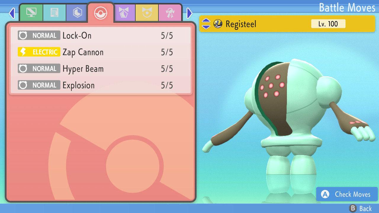 SHINY 6IV REGISTEEL Pokemon Brilliant Diamond Shining Pearl 6IV Competitive Battle Ready Pokémon card photo 2