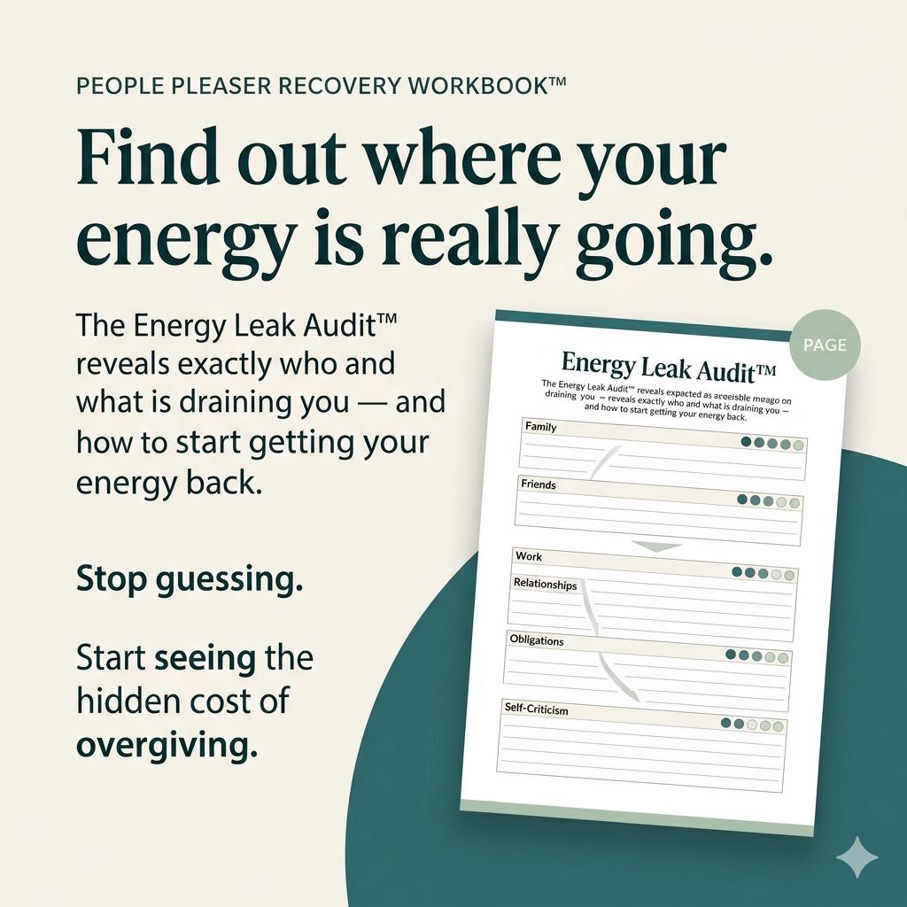 People Pleaser Recovery Workbook Boundaries and Self Worth Journal to Stop Overgiving Set Boundaries Without Guilt and Stop Self Abandonment Pokémon card photo 4