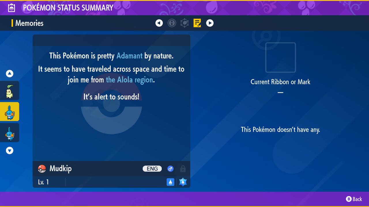 Shiny MUDKIP Pokémon Scarlet and Violet 6IV Competitive Battle Ready Pokémon card photo 3