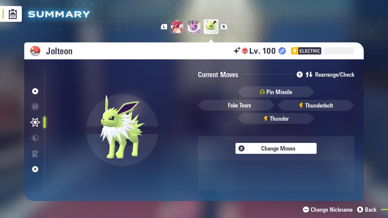 Shiny Alpha Jolteon Pokémon Legends ZA 6IV Competitive Battle Ready Pokémon card photo 4