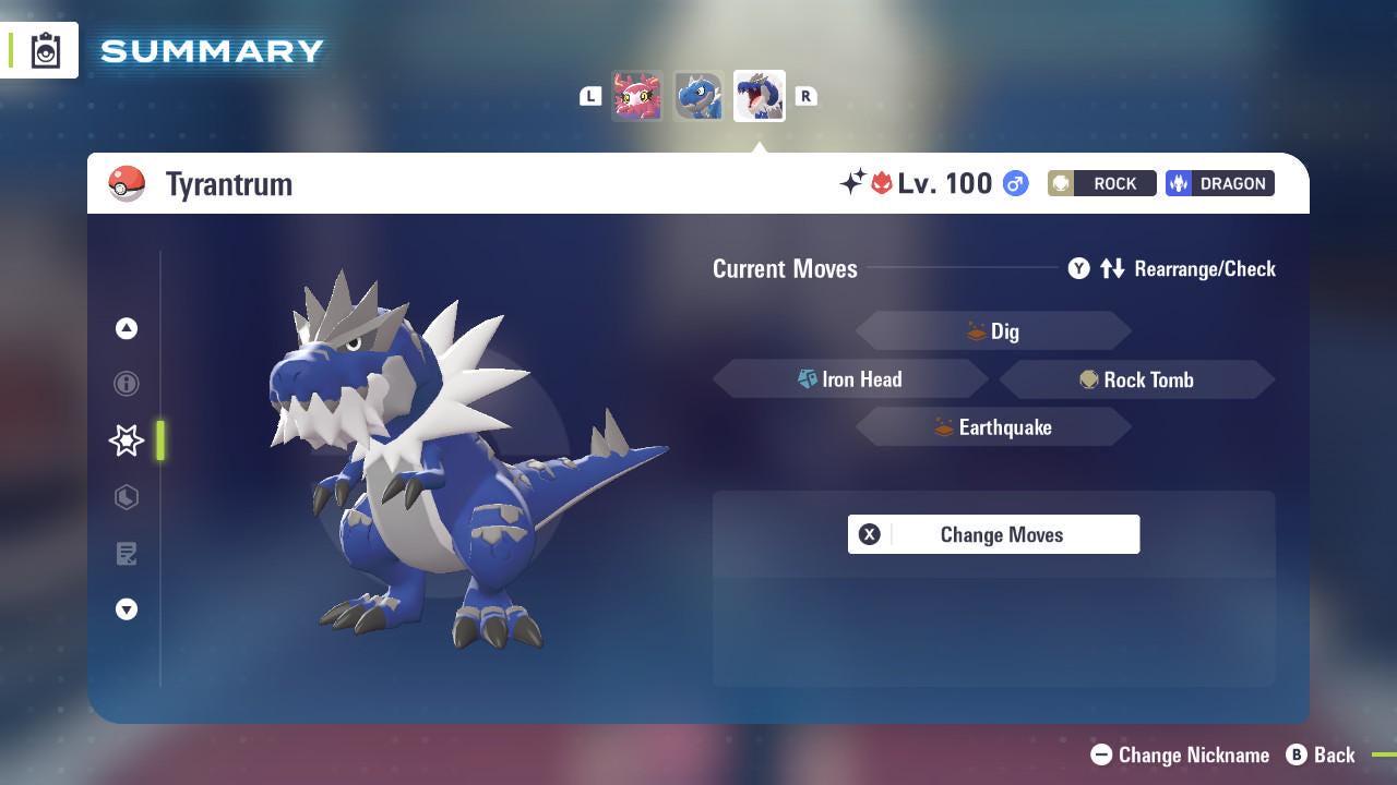 Shiny Alpha Tyrantrum Pokémon Legends ZA 6IV Competitive Battle Ready Pokémon card photo 4