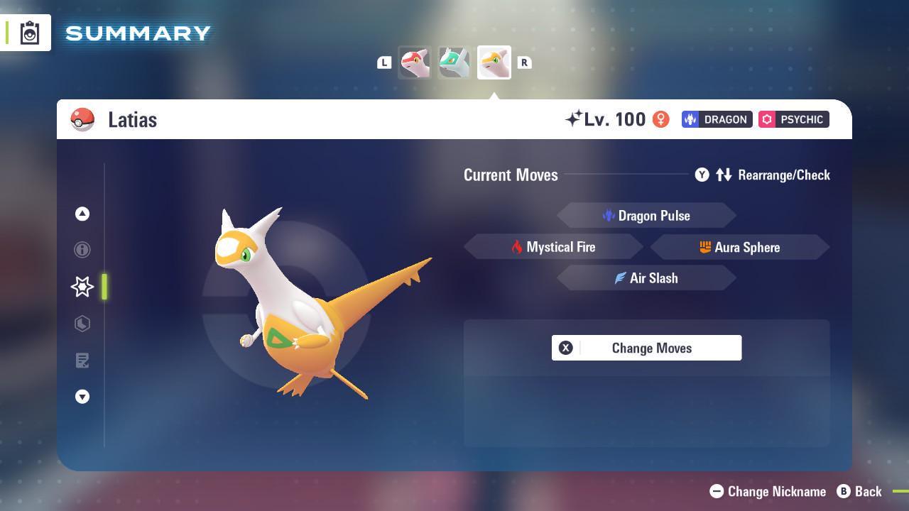 Фото покемона Shiny Latias Pokemon Legends Za Mega Dimension DLC 6IV Готовый к сражениям 4