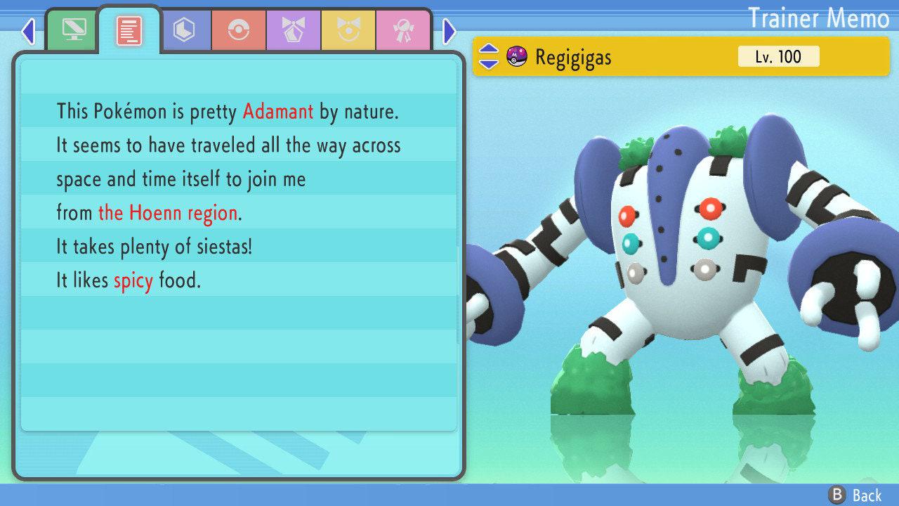 SHINY 6IV REGIGIGAS Pokemon Brilliant Diamond Shining Pearl 6IV Competitive Battle Ready Pokémon card photo 2
