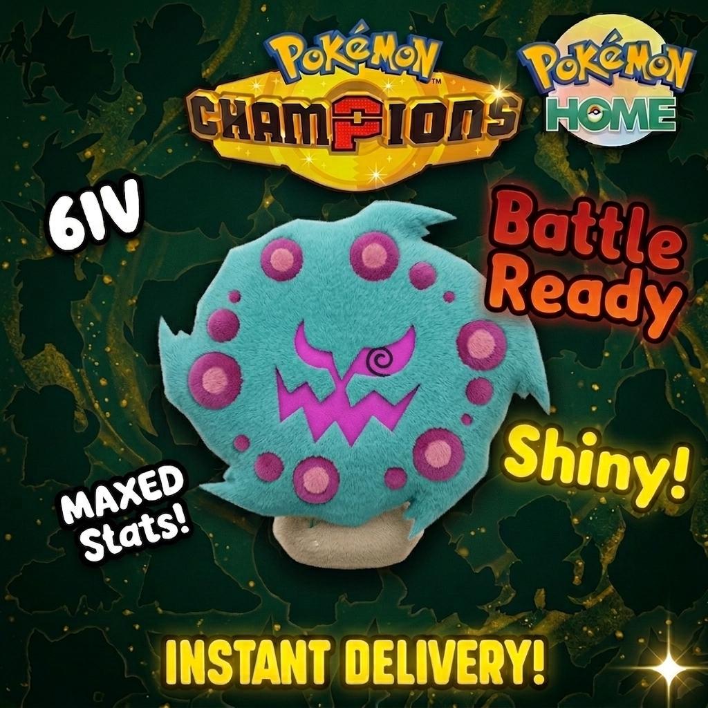 Shiny Spiritomb Pokémon Champions 6IV Competitive Battle Ready – Champions Pokémon card photo