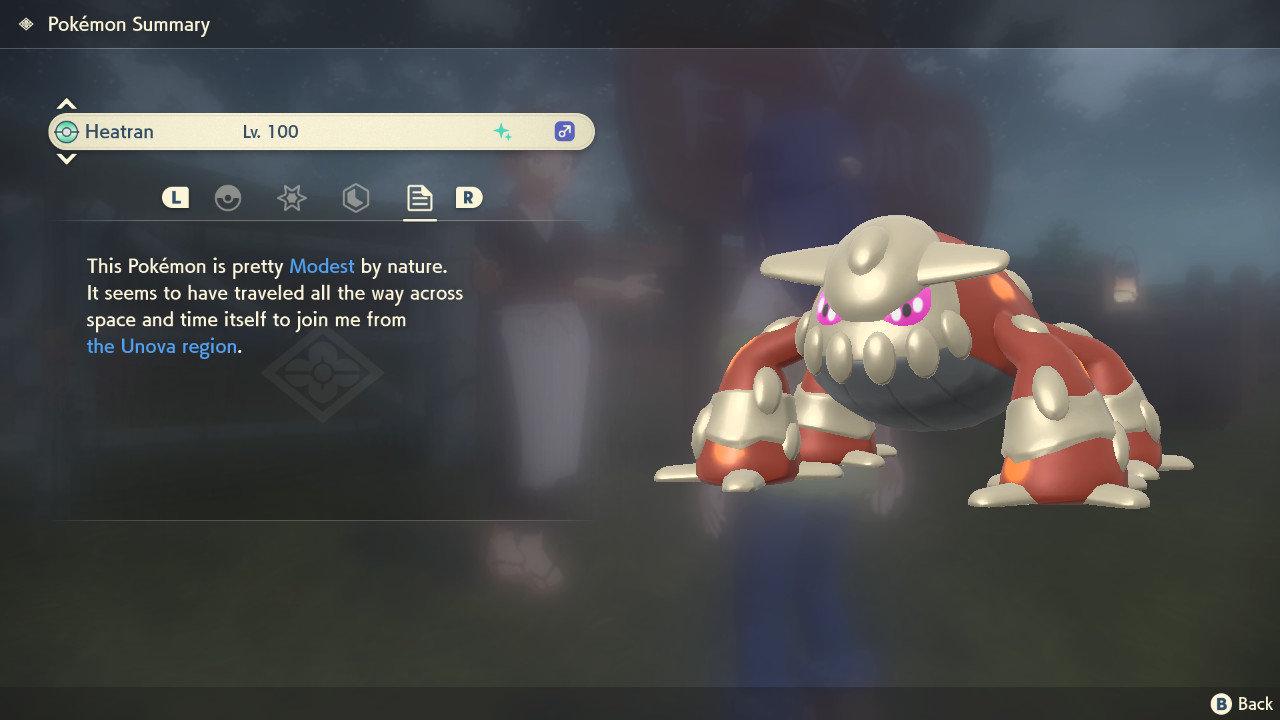 Shiny HEATRAN Pokemon Legends Arceus 6IV Competitive Battle Ready Pokémon card photo 3