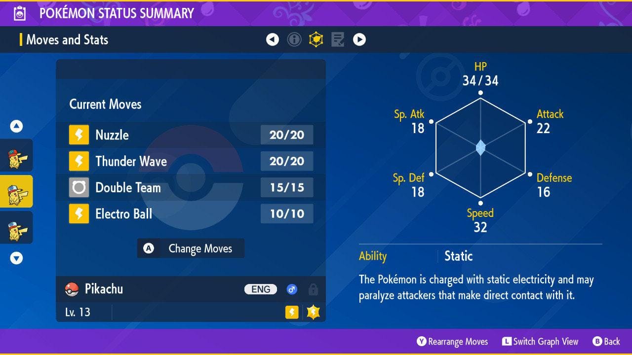 ASH PIKACHU EVENT Unova Cap Pokémon Scarlet Violet 6IV Competitive Battle Ready Pokémon card photo 2