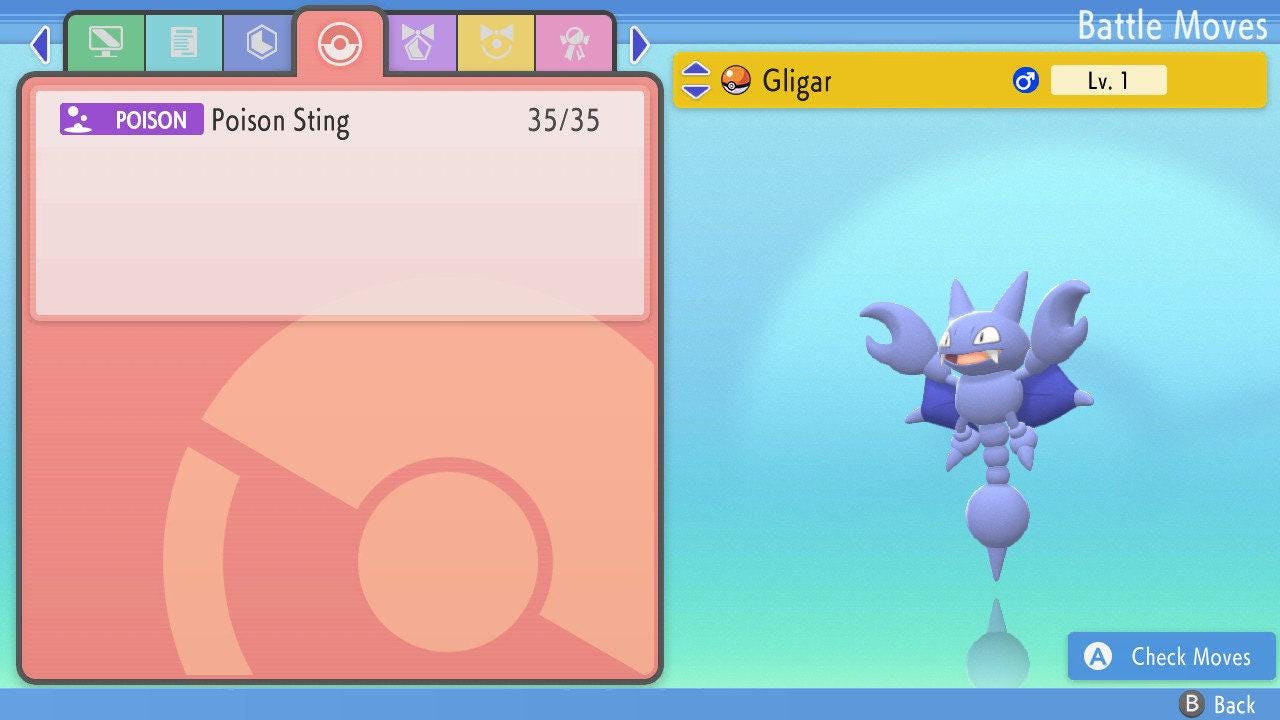 SHINY 6IV GLIGAR Pokémon Brilliant Diamond and Shining Pearl 6IV Competitive Battle Ready Pokémon card photo 3