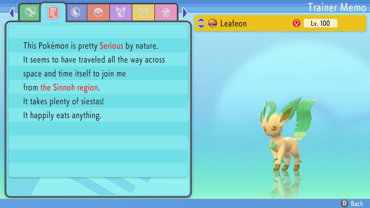 SHINY 6IV LEAFEON Pokemon Brilliant Diamond Shining Pearl 6IV Competitive Battle Ready Pokémon card photo 4