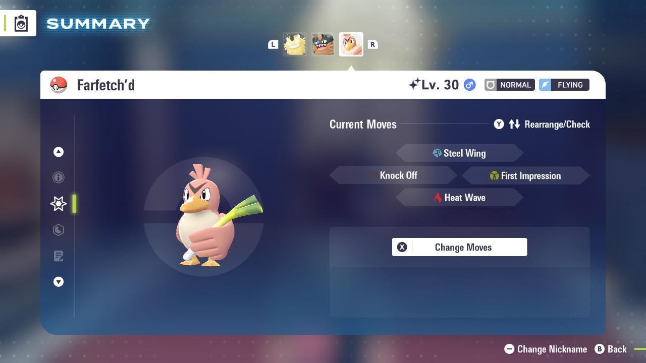 Shiny Farfetch’d Pokemon Legends ZA Mega Dimension DLC 6IV Competitive Battle Ready Pokémon card photo 3