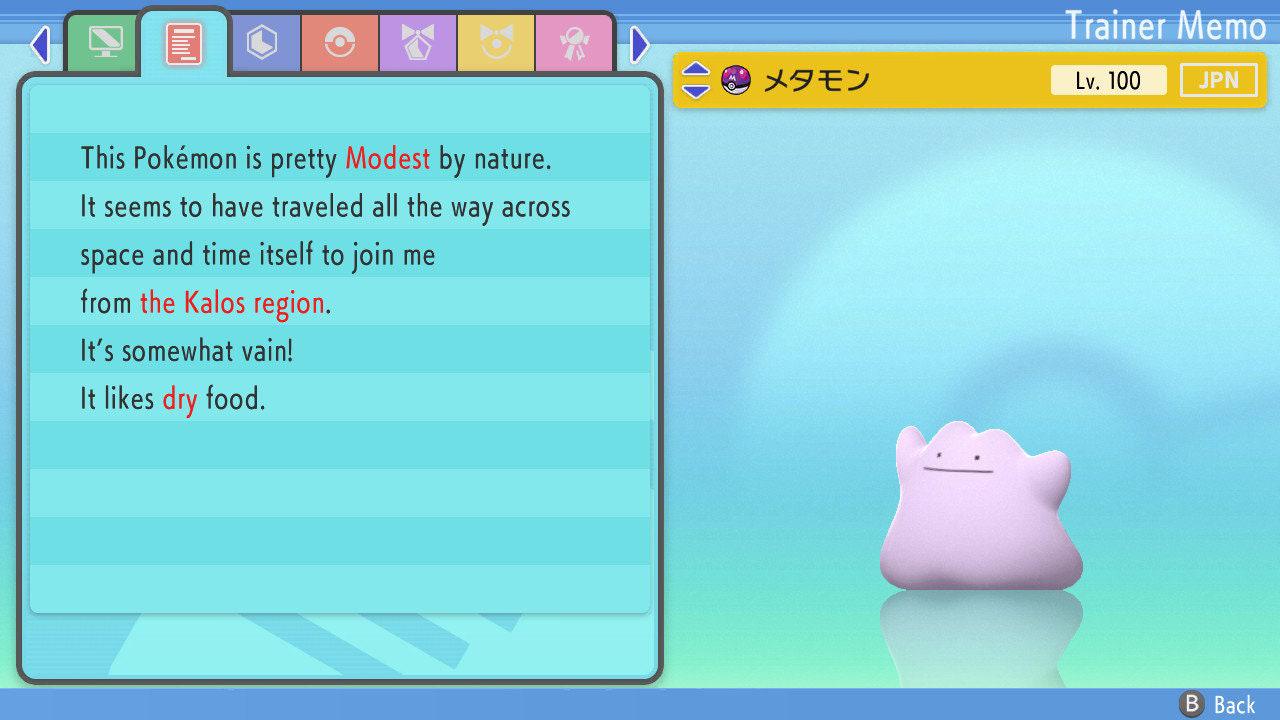 Non Shiny 6IV DITTO Japanese Masuda Pokemon Pokémon Brilliant Diamond and Shining Pearl 6IV Pokemon Breeding Japanese Ditto Pokémon card photo 2