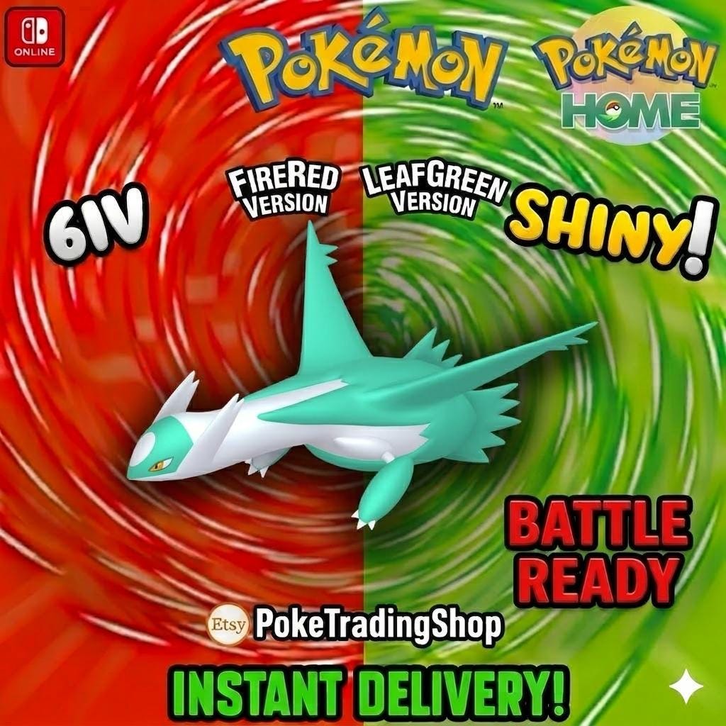 Foto de la carta Pokémon LATIOS VARIOCLOR Pokémon Rojo Fuego Verde Hoja 6IV Listo para el Combate Competitivo