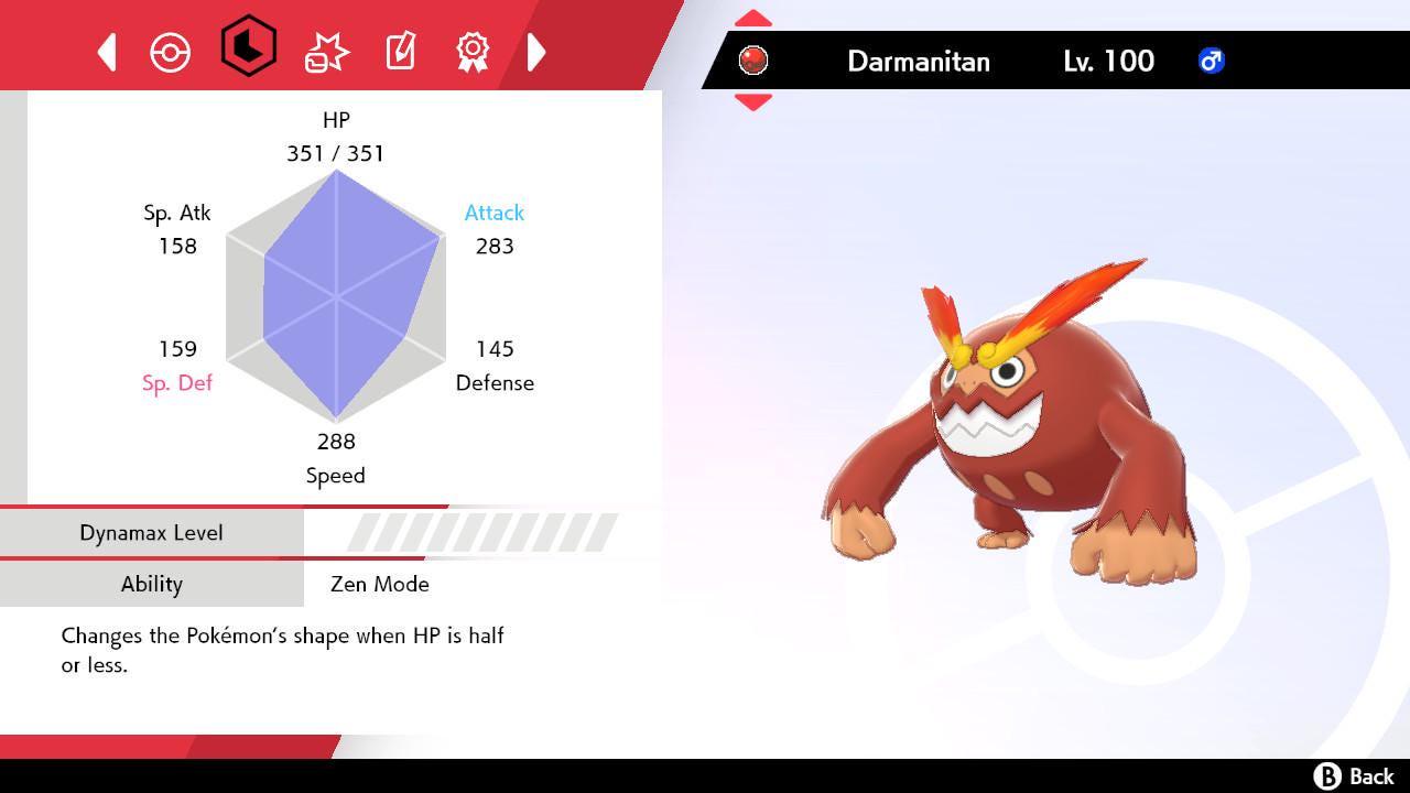 N’S DARMANITAN Event 6IV Pokemon Sword Shield 6IV Competitive Battle Ready Pokémon card photo 2
