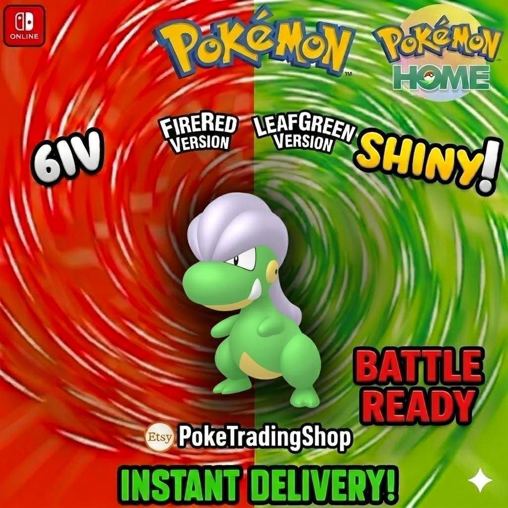 Foto de la carta Pokémon BAGON VARIOCLOR Pokémon Rojo Fuego Verde Hoja 6IV Listo para el Combate Competitivo