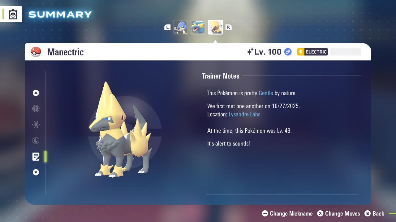 Shiny MANECTRIC Pokémon Legends ZA 6IV Competitive Battle Ready Pokémon card photo 4