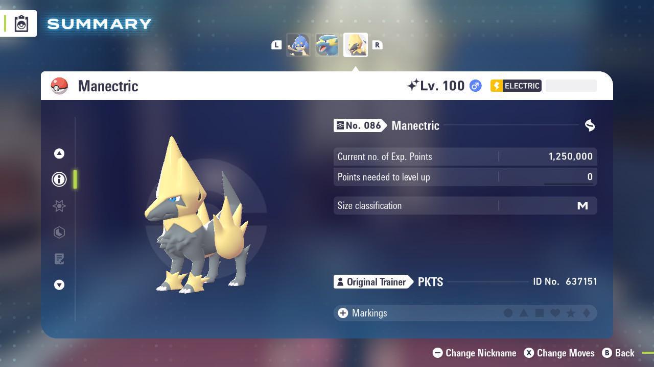 Shiny MANECTRIC Pokémon Legends ZA 6IV Competitive Battle Ready Pokémon card photo 2