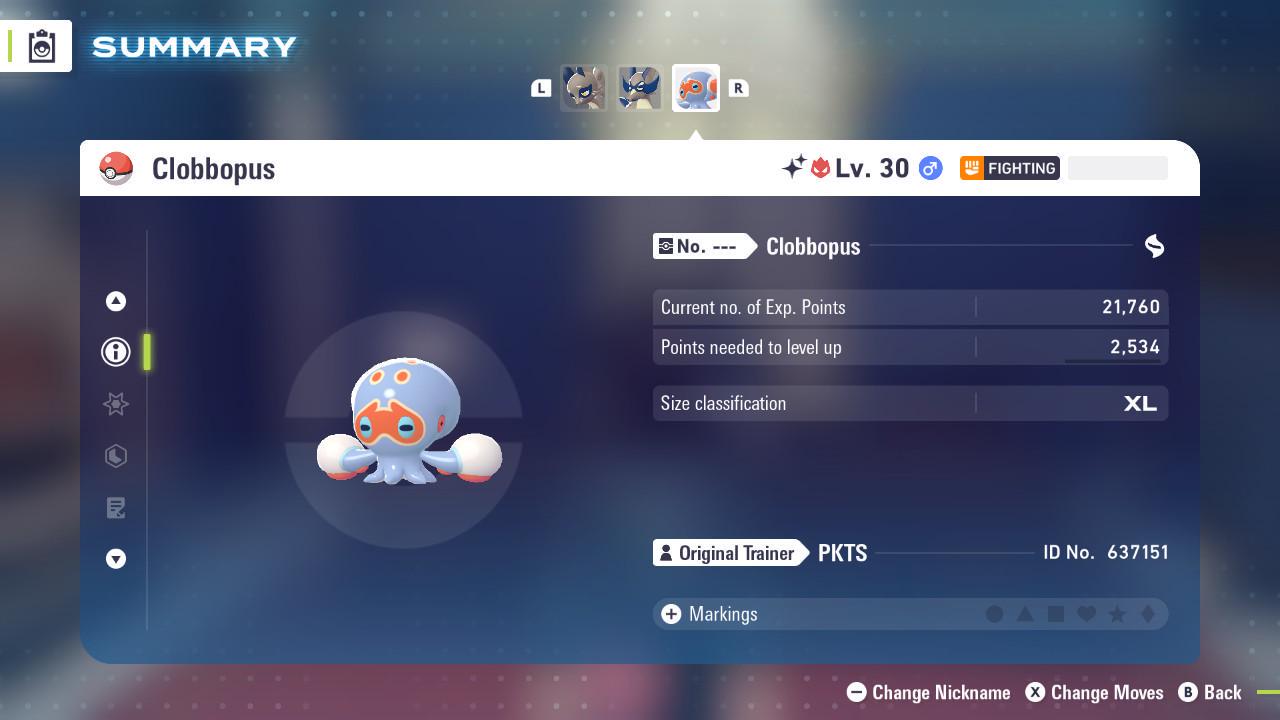 Foto de la carta Pokémon Shiny Alpha Clobbopus 6IV Competitivo Listo para la Batalla 2