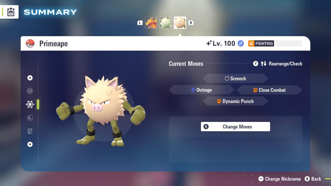Shiny Primeape Pokemon Legends ZA Mega Dimension DLC 6IV Competitive Battle Ready Pokémon card photo 3