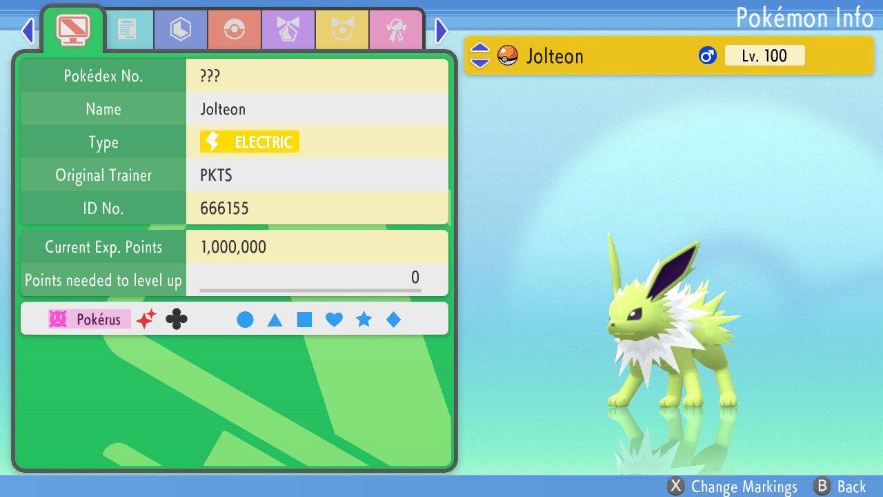 SHINY 6IV JOLTEON Pokemon Brilliant Diamond Shining Pearl 6IV Competitive Battle Ready Pokémon card photo 4