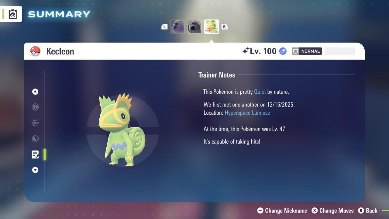 Shiny Kecleon Pokemon Legends ZA Mega Dimension DLC 6IV Competitive Battle Ready Pokémon card photo 4