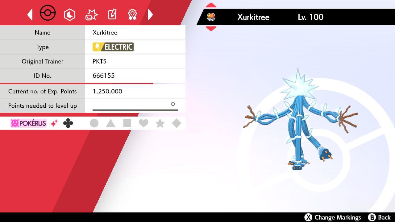 Shiny XURKITREE Pokemon Sword Shield 6IV Competitive Battle Ready – Sword & Shield Pokémon card photo