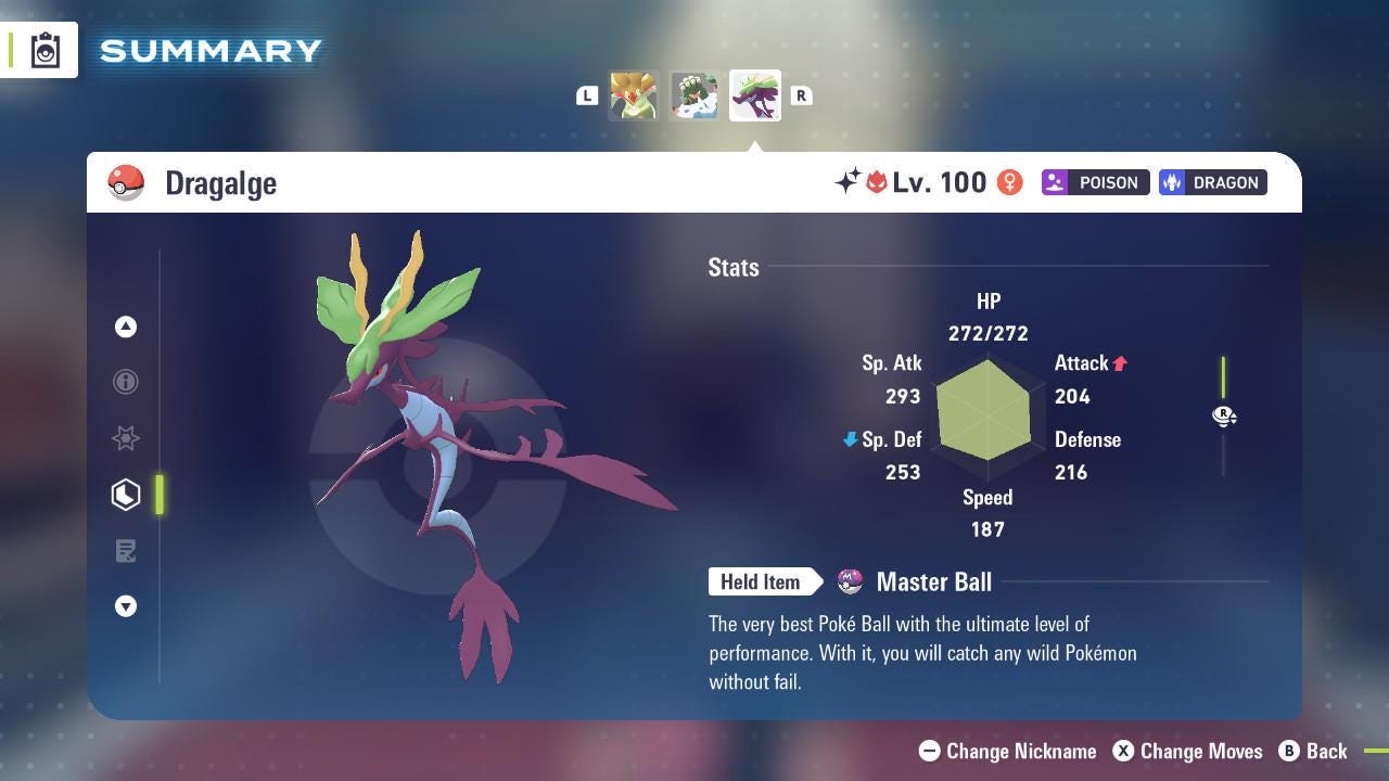 Shiny Alpha Dragalge Pokémon Legends ZA 6IV Competitive Battle Ready – Pokémon Legends Z-A Pokémon card photo