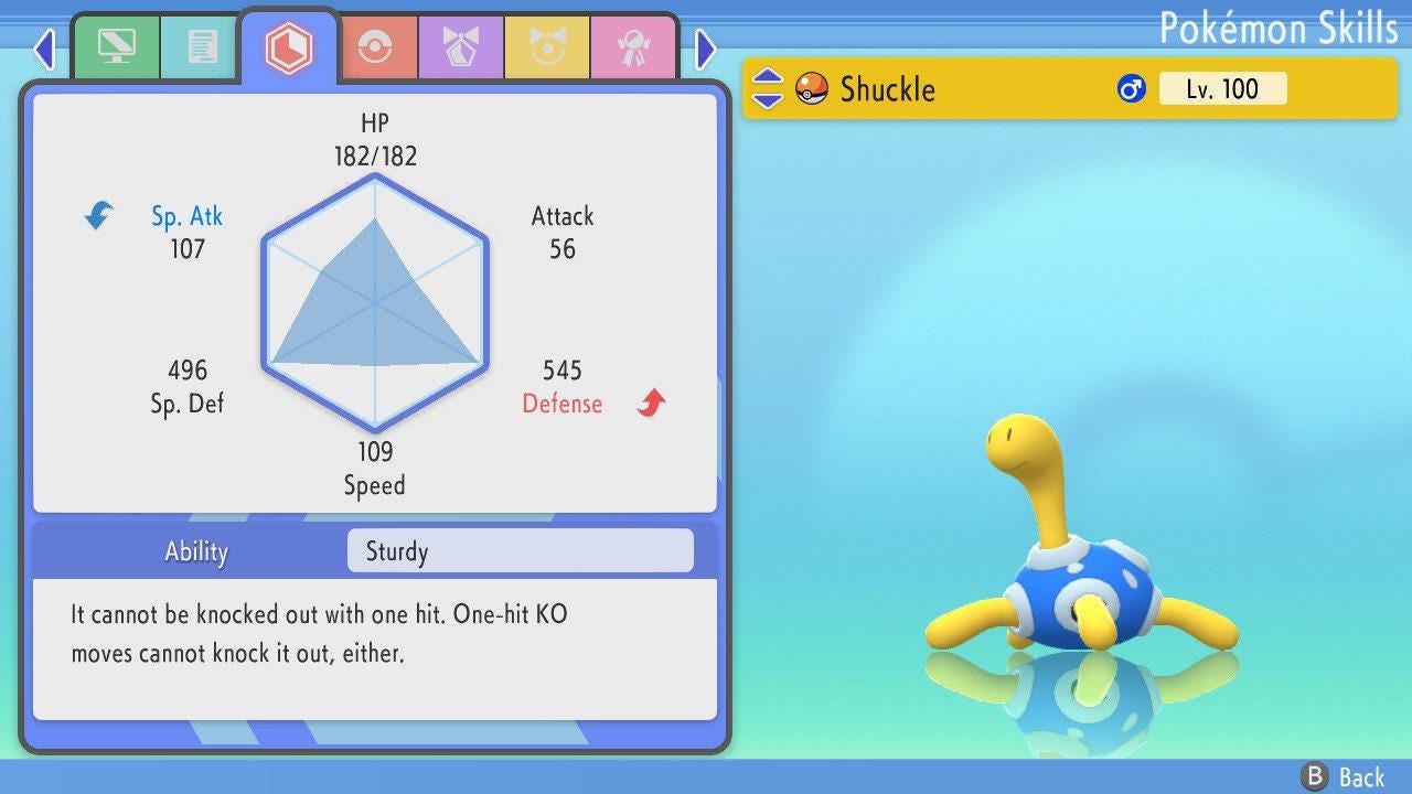 SHINY 6IV SHUCKLE Pokemon Brilliant Diamond Shining Pearl 6IV Competitive Battle Ready Pokémon card photo 4