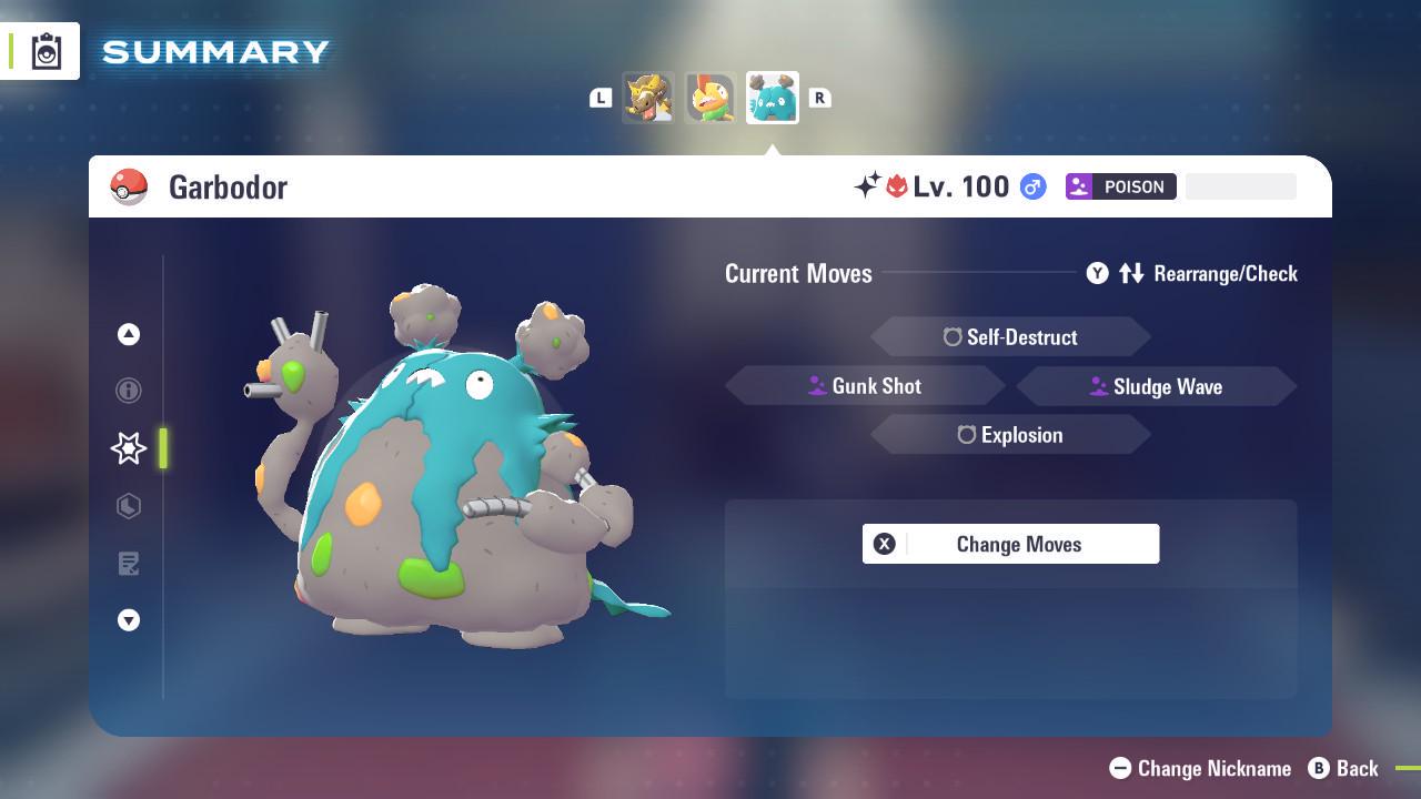Shiny Alpha Garbodor Pokémon Legends ZA 6IV Competitive Battle Ready Pokémon card photo 3