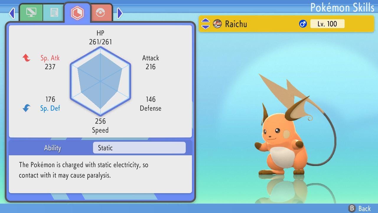 Shiny RAICHU Pokemon Brilliant Diamond Shining Pearl 6IV Competitive Battle Ready Pokémon card photo 3