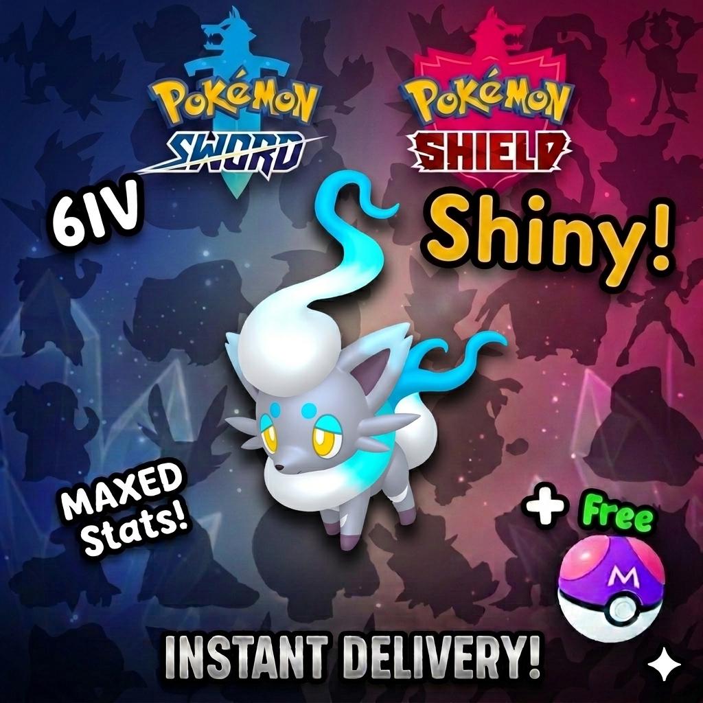 Shiny Hisuian Zorua Pokemon Sword Shield 6IV Competitive Battle Ready – Sword & Shield Pokémon card photo
