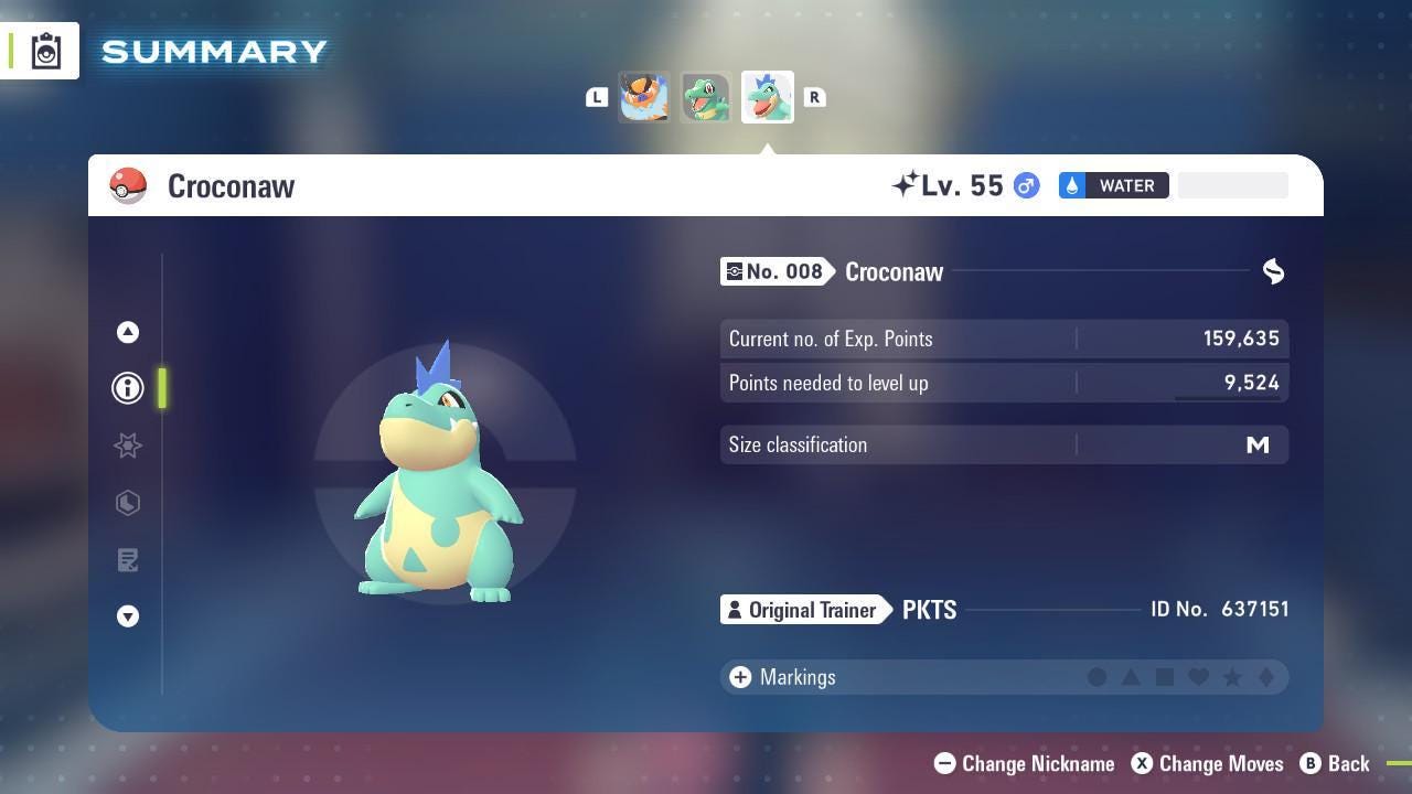 Foto de la carta Pokémon Shiny CROCONAW Pokémon Legends ZA 6IV Listo para la Batalla Competitiva 2