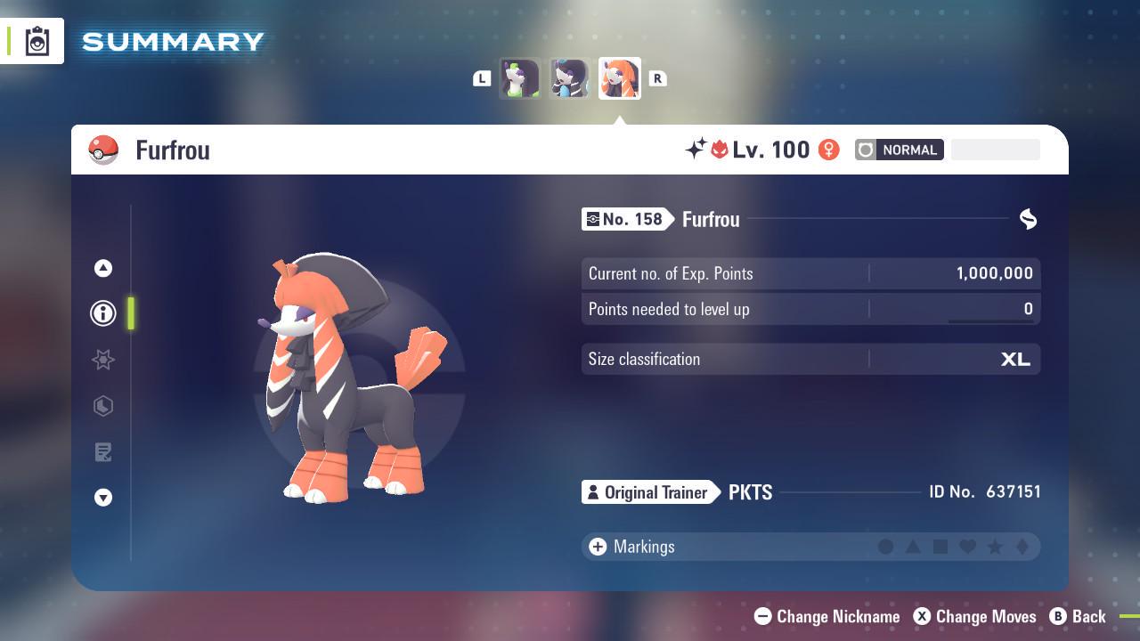 Shiny Alpha Kabuki Furfrou Pokémon Legends ZA 6IV Competitive Battle Ready Pokémon card photo 4