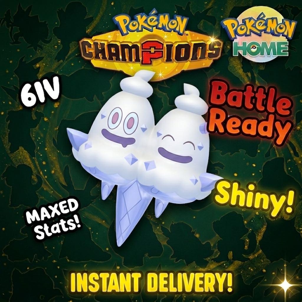 Shiny Vanilluxe Pokémon Champions 6IV Competitive Battle Ready – Champions Pokémon card photo